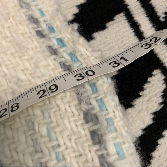 Manos Del Uruguay Wool Fringe Sweater Poncho - Picture 6 of 6